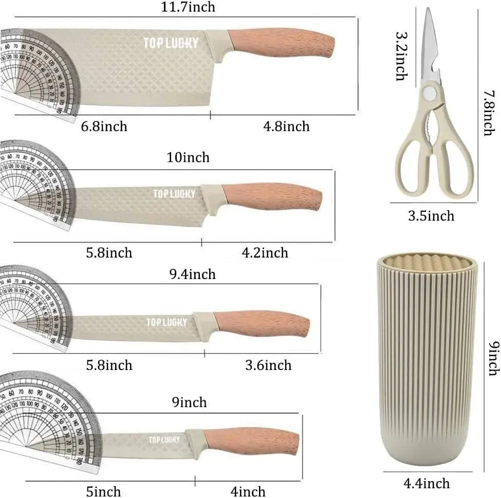 6 PC Premium Kitchen Knife Set - FIX IT STORE