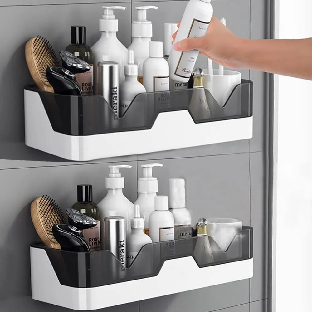 Plastic Shower Caddy Adhesive Shower Shelf - FIX IT STORE