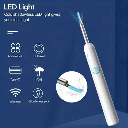 Earwax Removal Tool Kit with HD Camera Wi-Fi Connection - FIX IT STORE