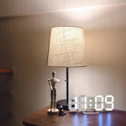 3D LED Digital Wall Clock for Home - FIX IT STORE