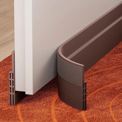 Adhesive Silicone Door Bottom Sealing Strip Rubber Soundproof - FIX IT STORE
