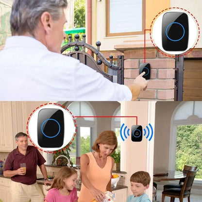 Wireless Doorbell, 1 Transmitter and 1 Receiver - FIX IT STORE