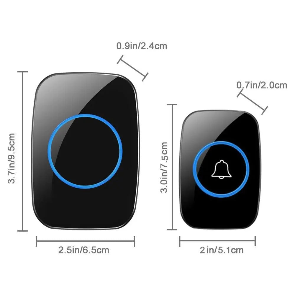Wireless Doorbell, 1 Transmitter and 1 Receiver - FIX IT STORE