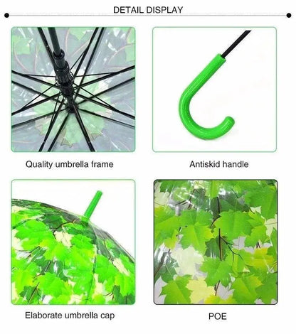 LEAF PRINTED UMBRELLA - FIX IT STORE