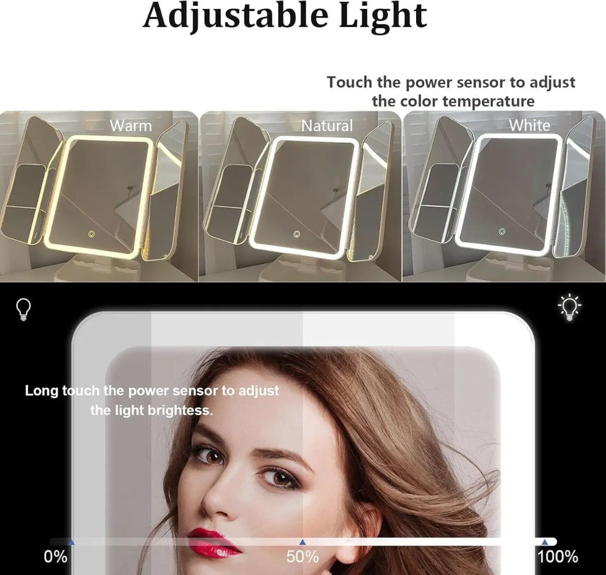 Vanity Makeup Mirror with Lights - FIX IT STORE