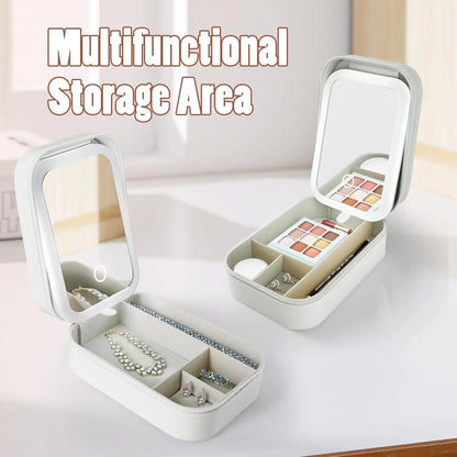 LED Makeup Box with Adjustable Light-Up Mirror - FIX IT STORE