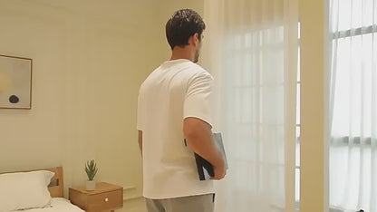 Three panel folding mirror