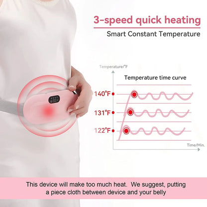 Portable Cordless Heating Pad for Menstrual Cramps Relief - FIX IT STORE