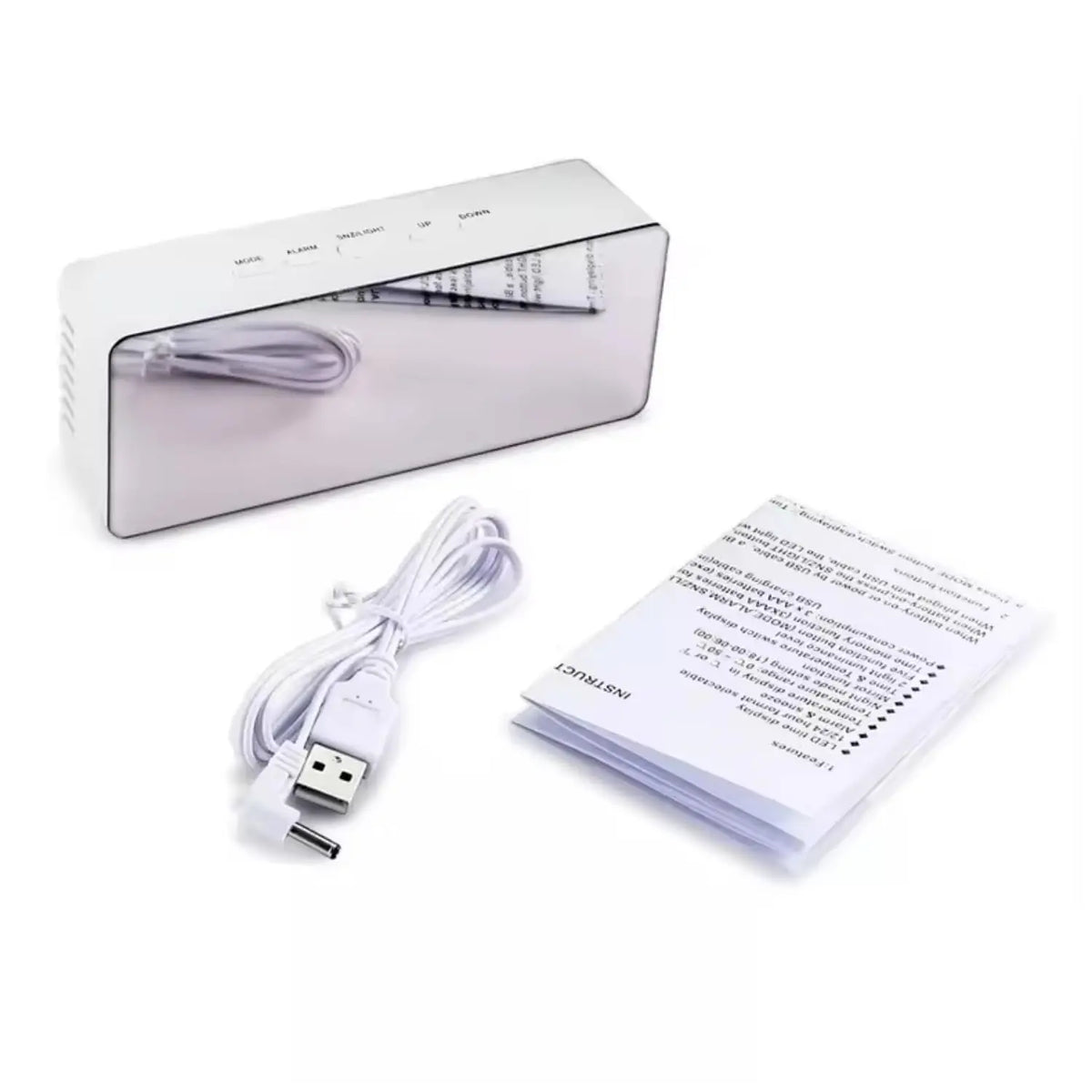 Digital LED Mirror Alarm Clock1 - FIX IT STORE